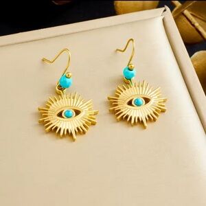 18k gold plated stainless steel Earrings